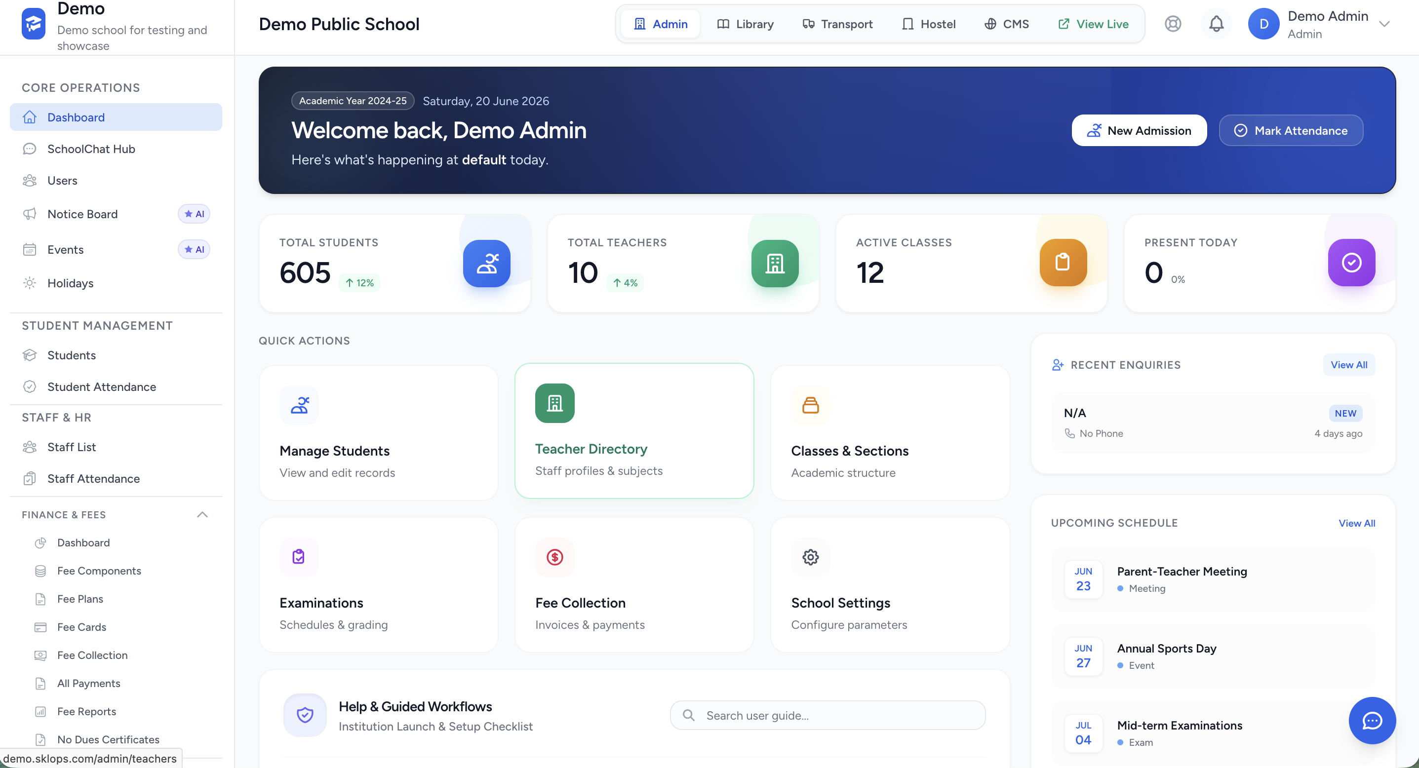 SKLOPS School ERP