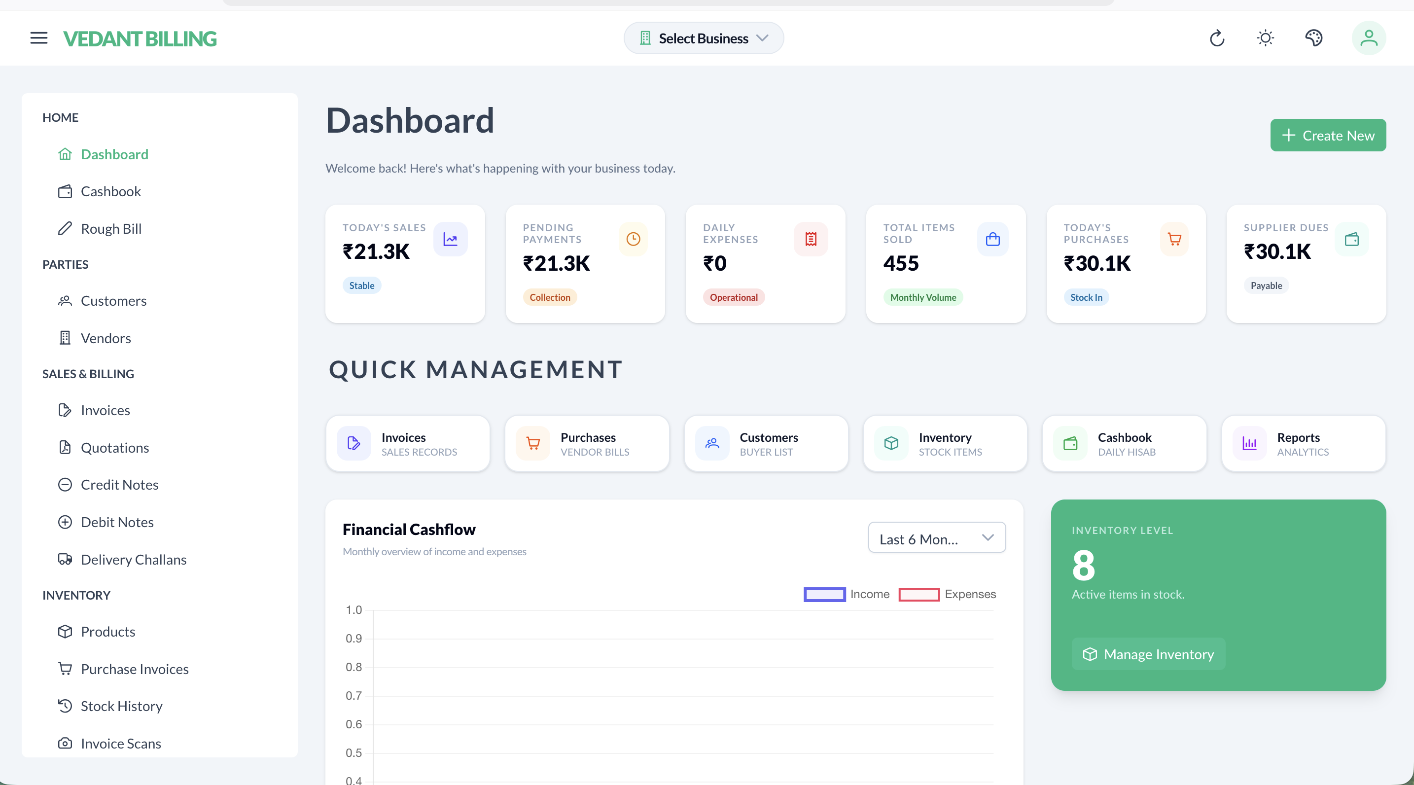 Vedant Billing ERP
